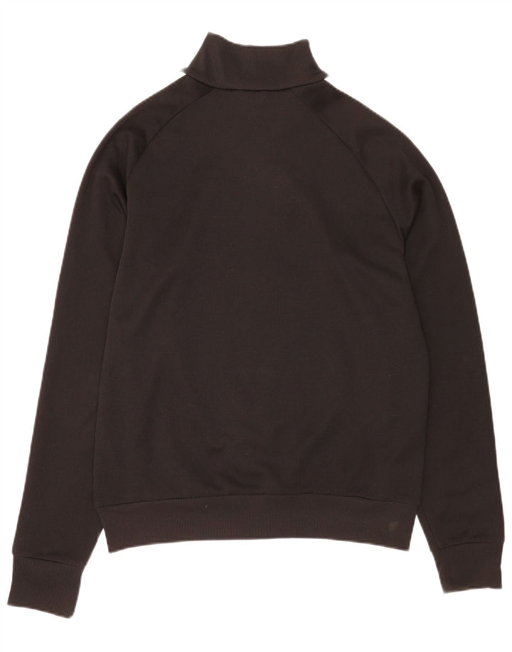 Puma Veste de survêtement graphique pour homme Large Noir Colorblock Polyester