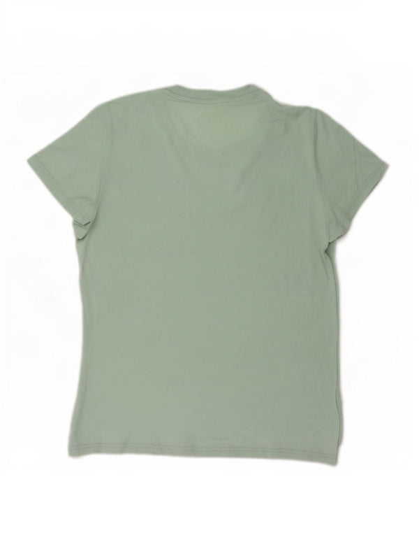 Adidas T-shirt graphique pour femme UK 12/14 Vert moyen