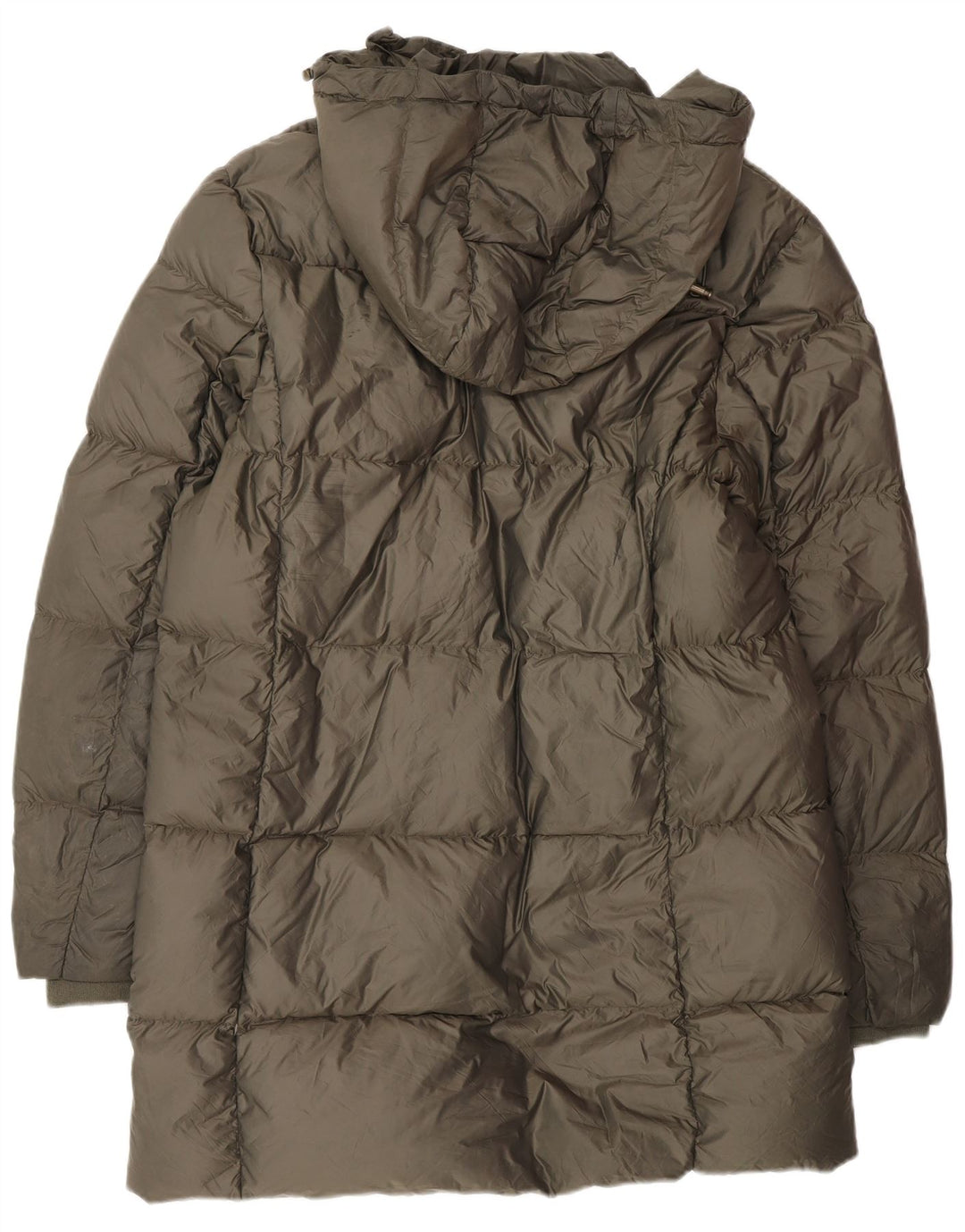 Jack Wills Manteau rembourré à capuche pour femme UK 14 Large Kaki Polyester