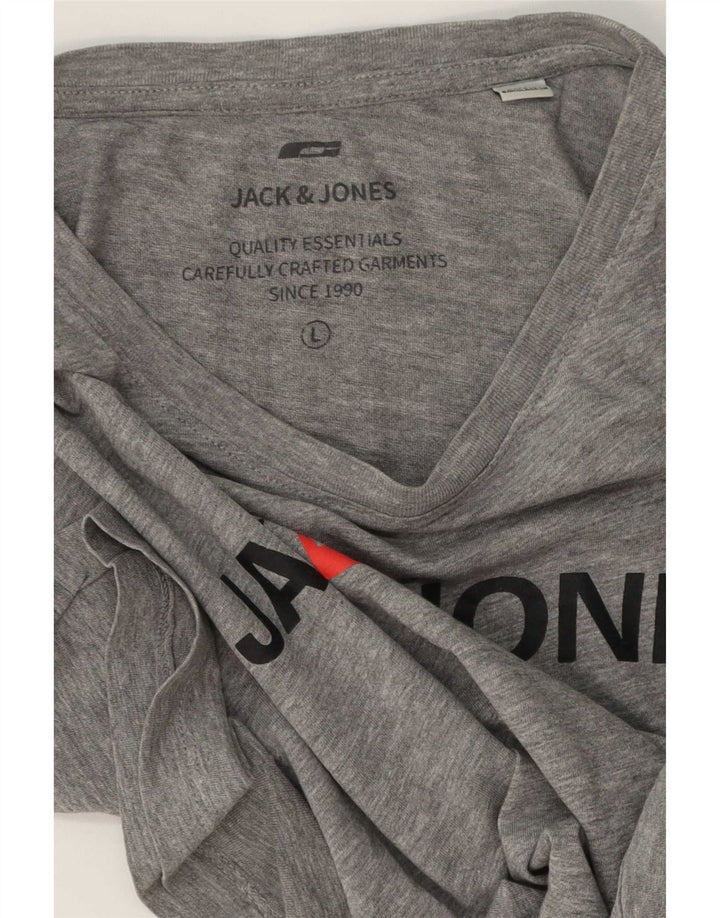 Jack & Jones T-Shirt Graphique Homme Grand Gris