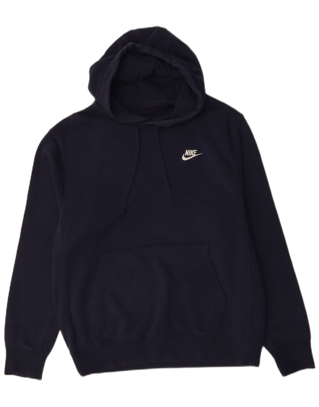 Nike Pull à capuche en coton bleu marine moyen pour homme
