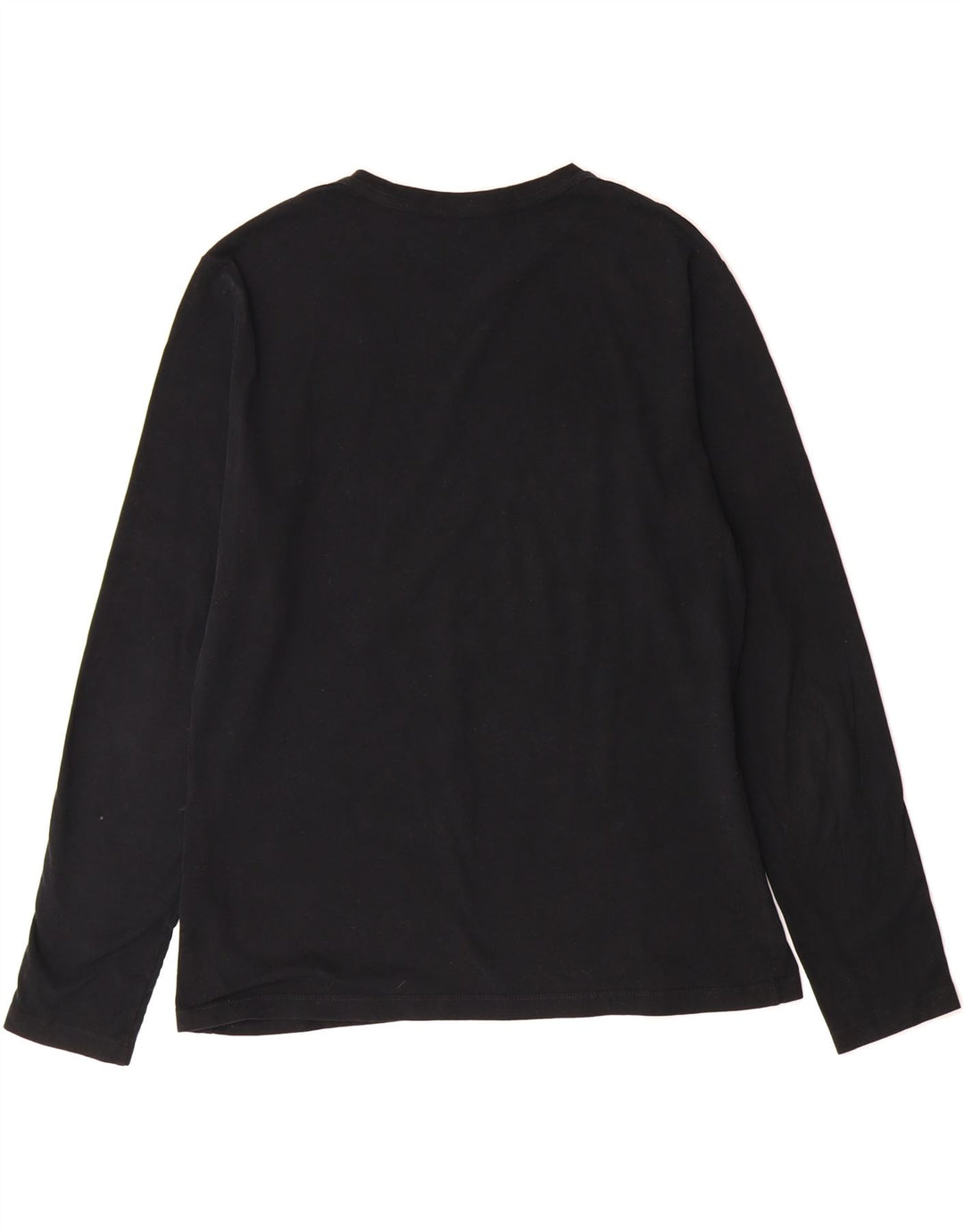 ALL SAINTS Mens Top Long Sleeve Medium Black Cotton Vintage All Saints and Second-Hand All Saints from Messina Hembry 