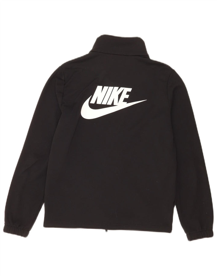 Veste de survêtement Nike garçon graphique 10-11 ans noir moyen polyester