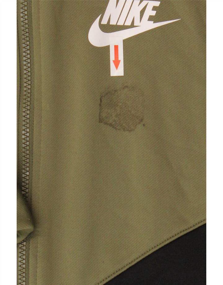 Veste de survêtement Nike Garçon Standard 10-11 ans Kaki Moyen
