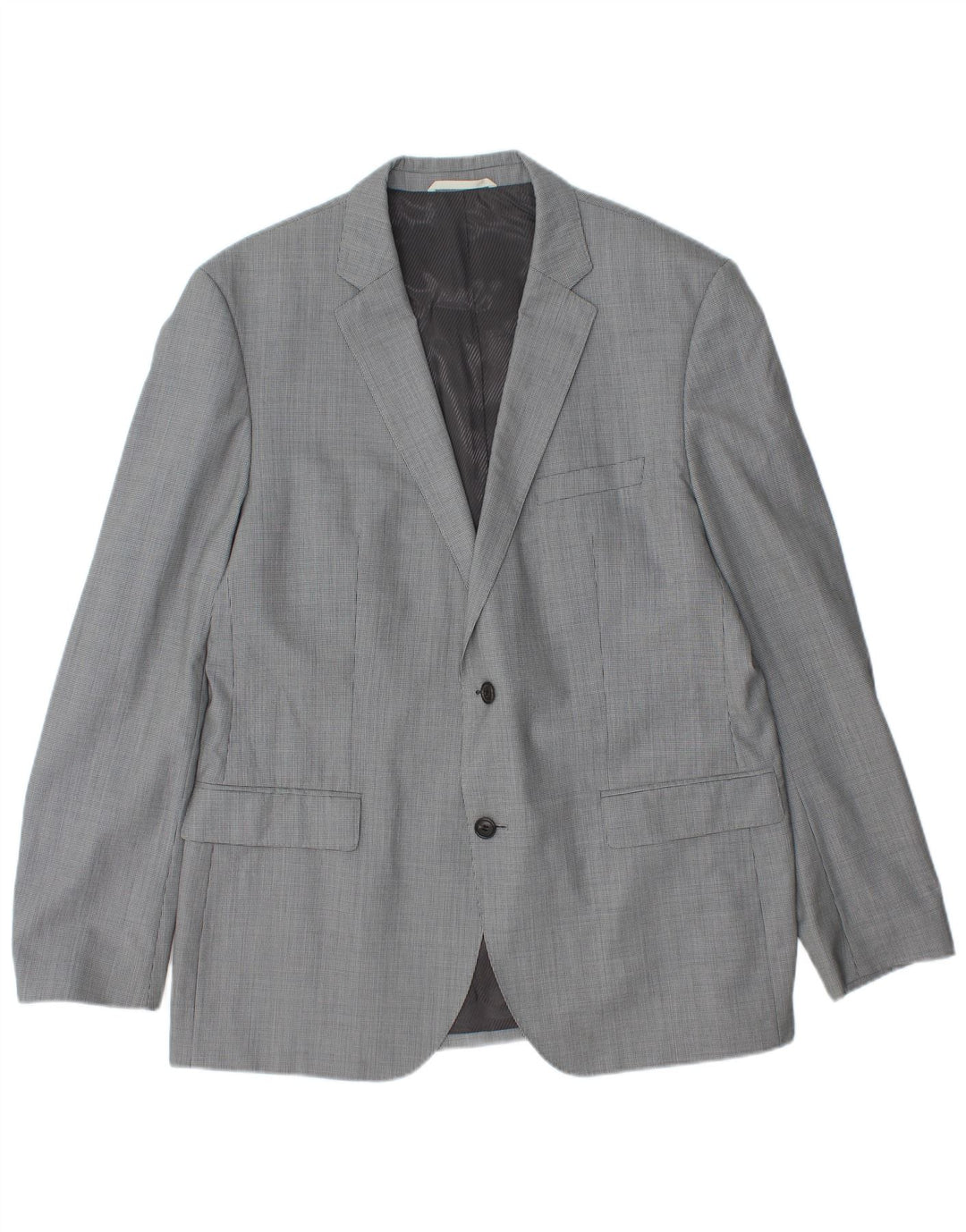 Hugo Boss Veste blazer à 2 boutons pour homme EU 54 2XL Gris pied-de-poule Viscose
