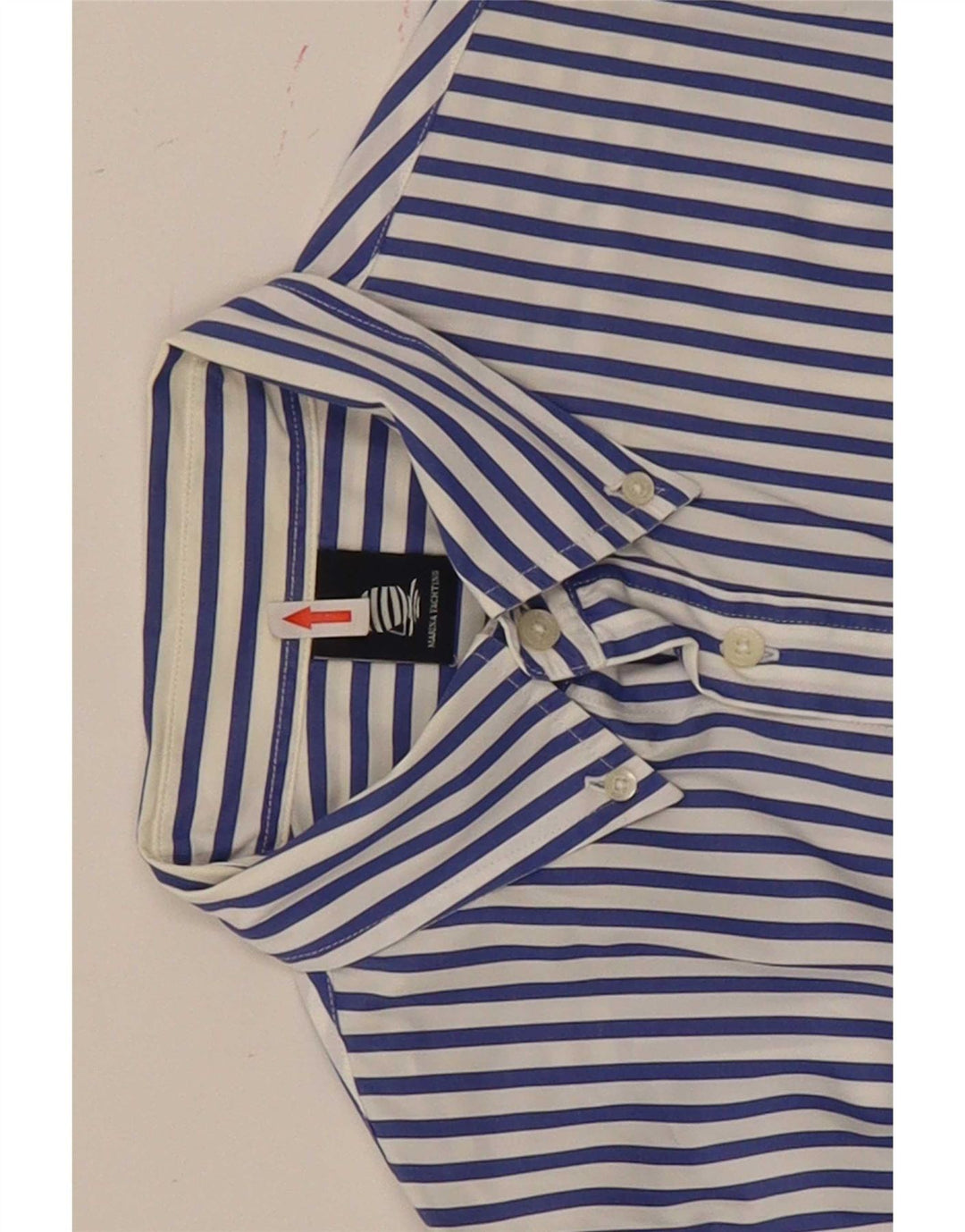 Marina Yachting Chemise Homme Taille 41 Bleu Moyen Rayé