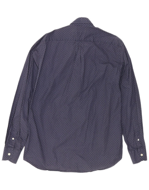 Harmont & Blaine Chemise Homme XL Bleu Marine Pois Coton