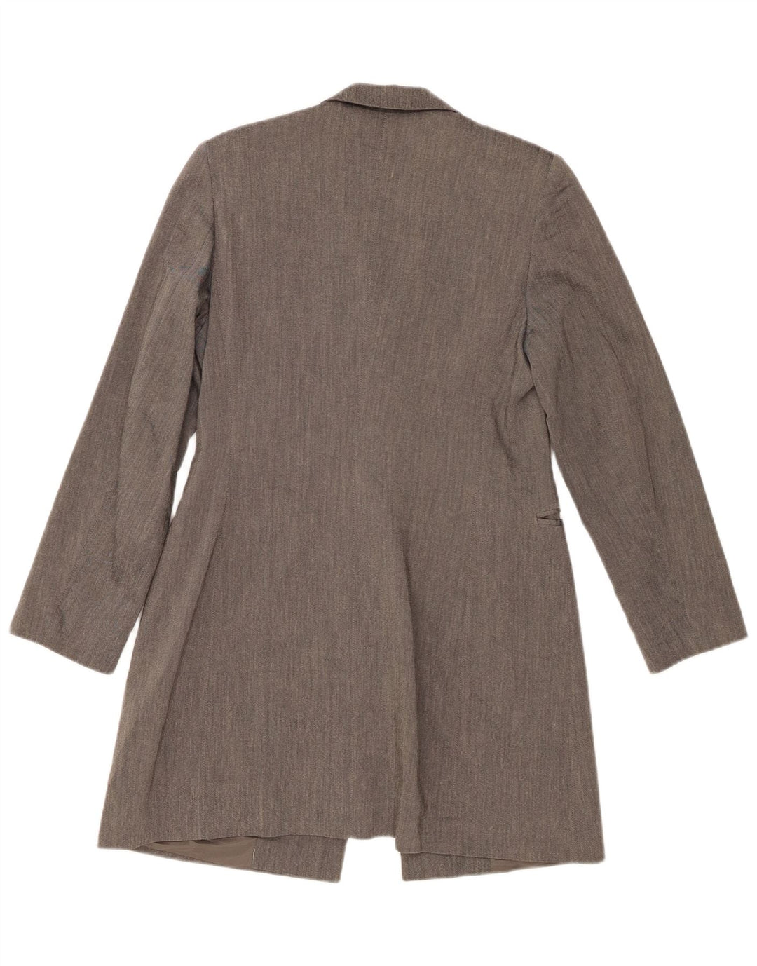 Metaphor Veste Blazer Longue 1 Bouton Femme IT 42 Gris Moyen Viscose