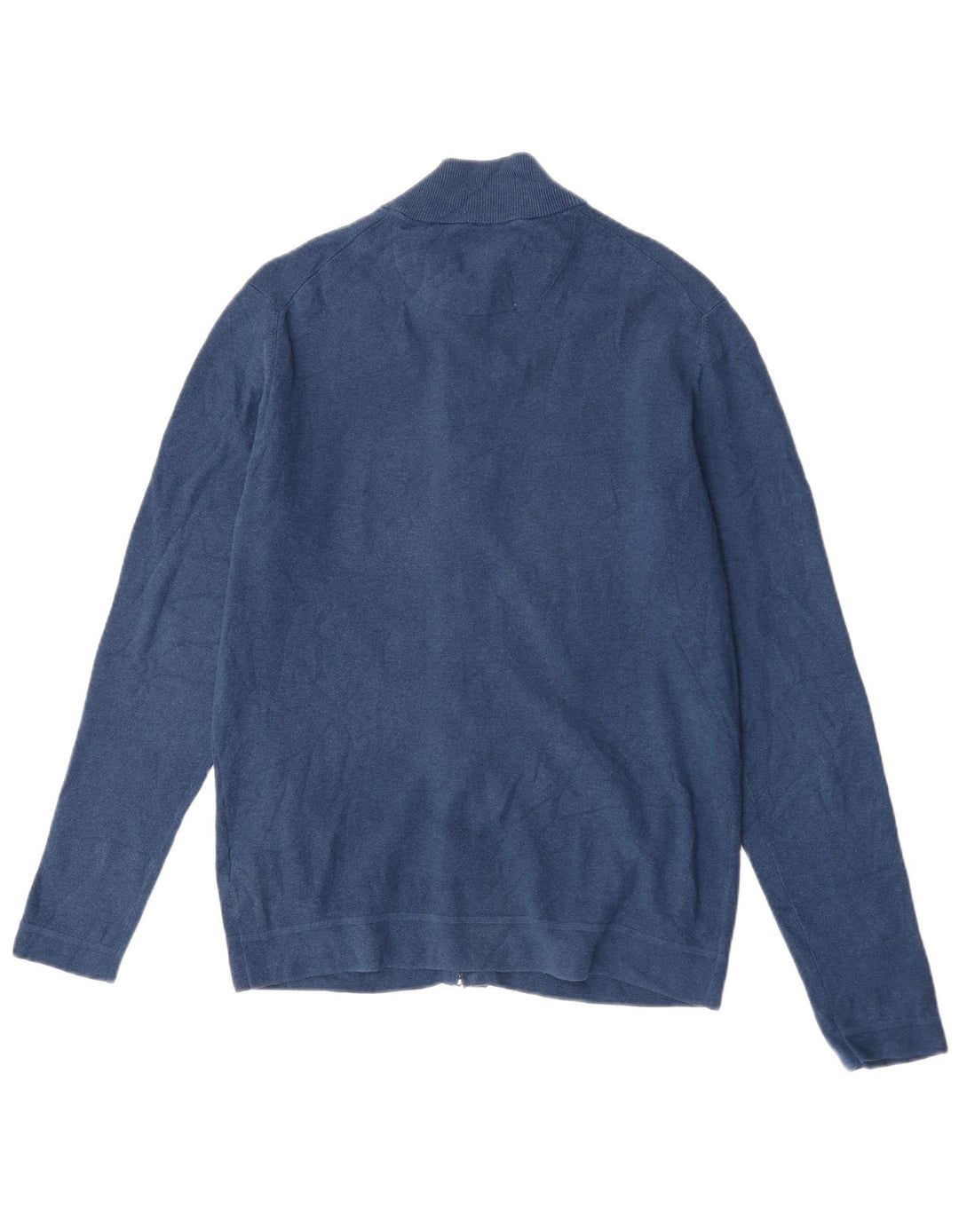 Massimo Dutti Cardigan Homme Pull XL Bleu Marine Coton