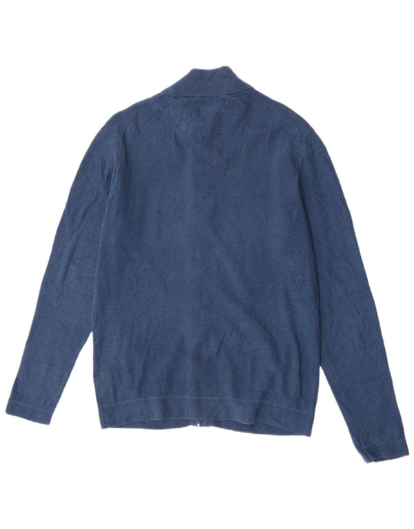 Massimo Dutti Cardigan Homme Pull XL Bleu Marine Coton