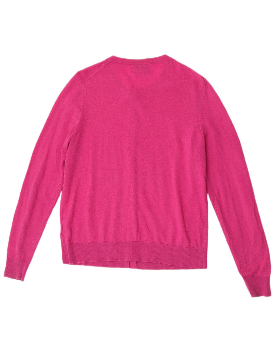 Marks & Spencer Cardigan pour femme en laine mérinos rose moyen UK 12