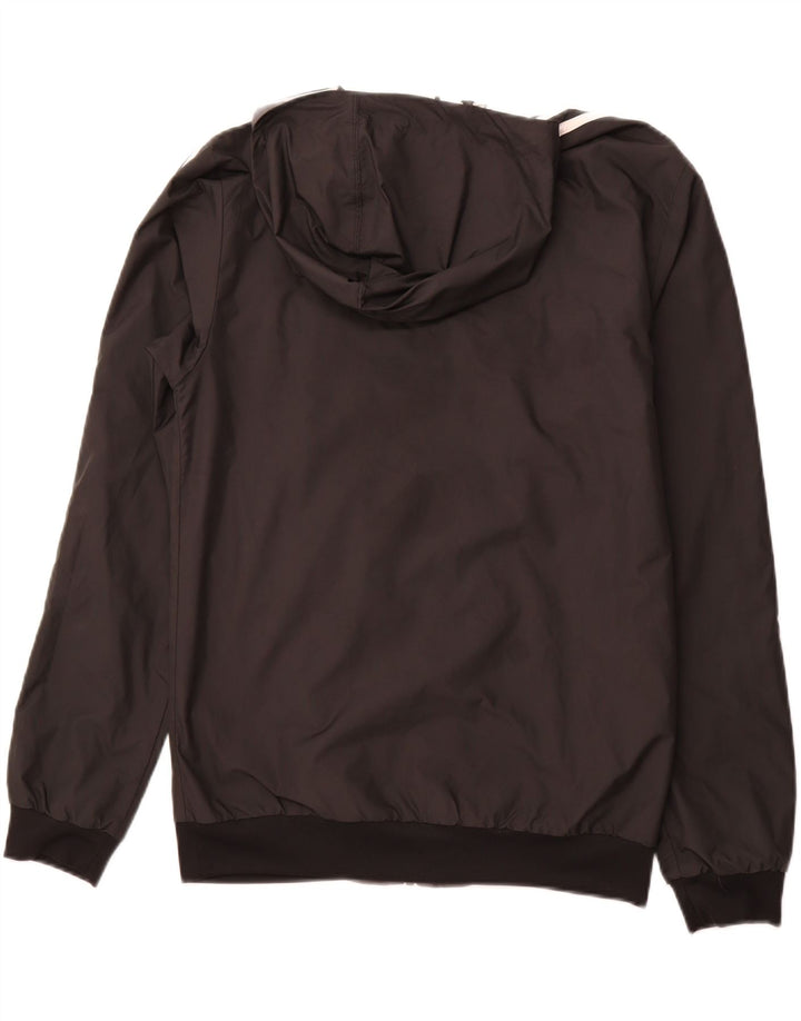 ADIDAS Veste réversible à capuche pour homme UK 36 Petit Gris Polyester