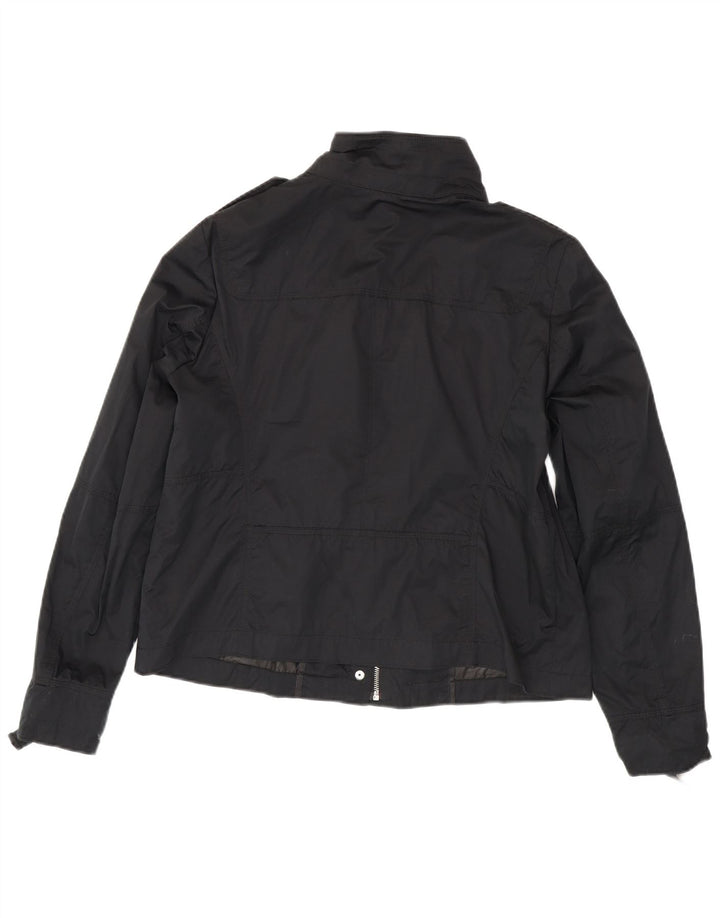 Trussardi Jeans Veste Militaire Femme IT 48 XL Noir Polyester