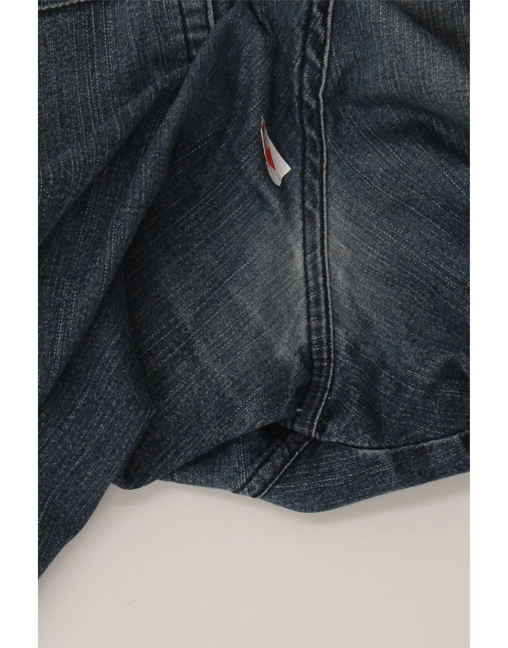 Trussardi Jean Droit W34 L30 Bleu Coton Homme