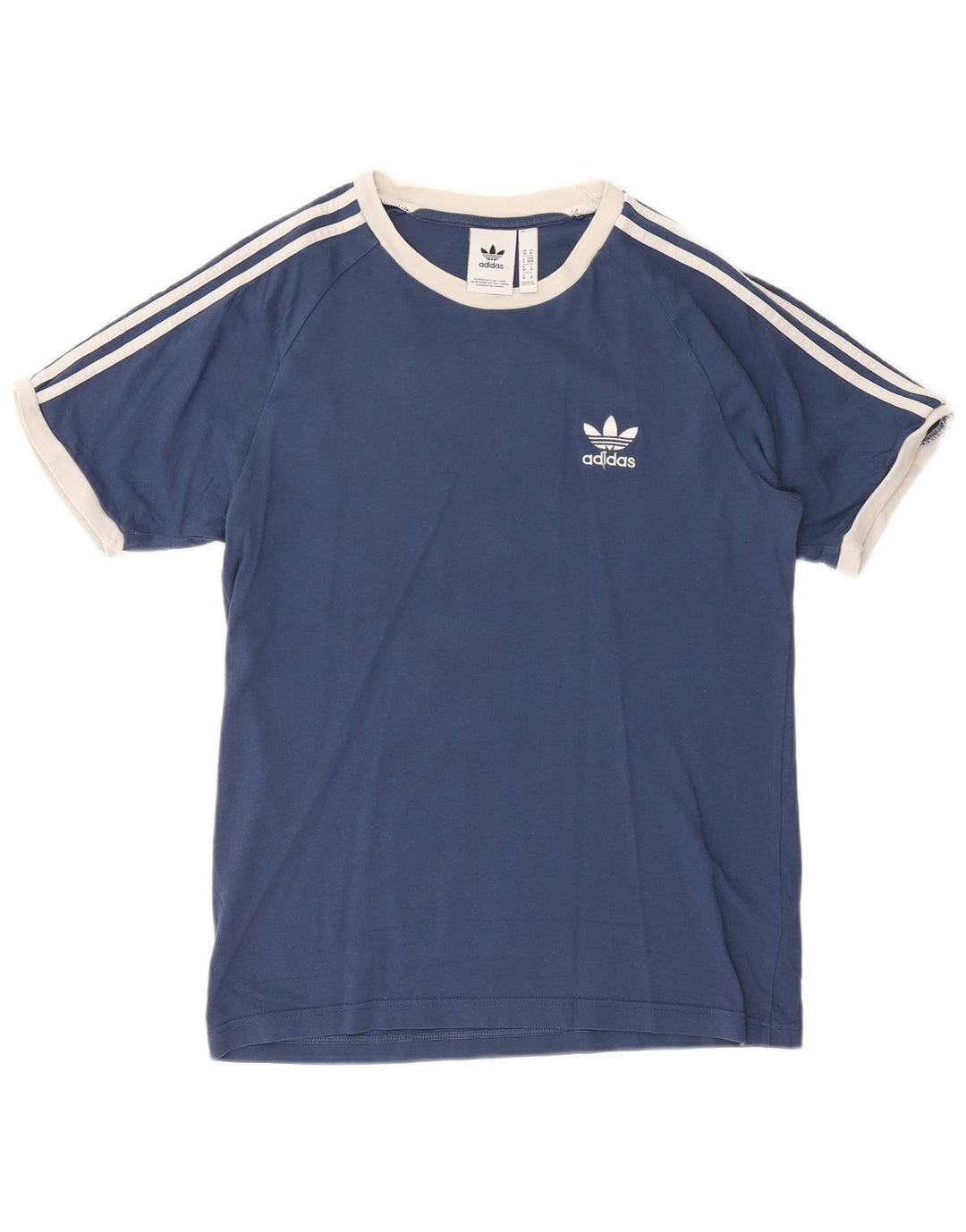 Adidas T-Shirt Homme Top Bleu Marine Moyen Coton