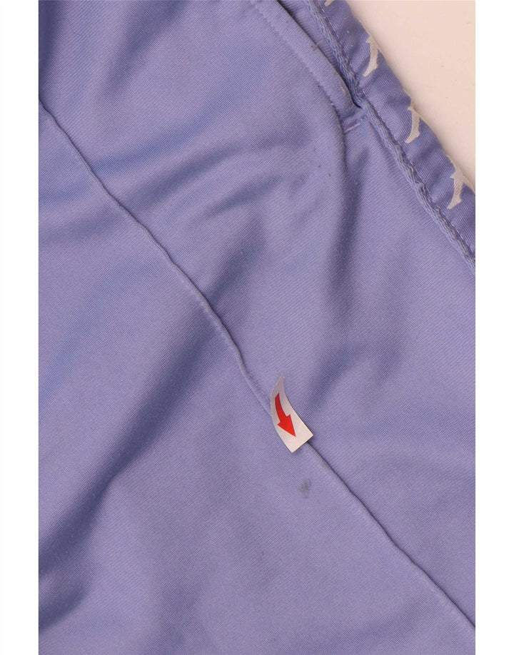 Kappa Pantalon de survêtement graphique pour femme UK 10 Small Violet Polyester