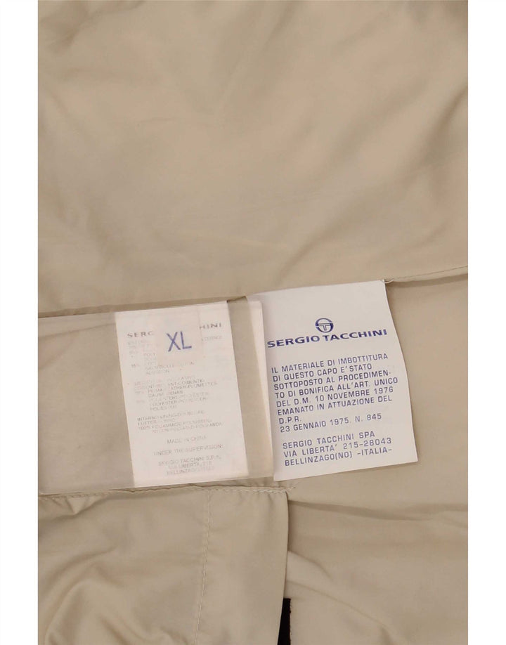 Sergio Tacchini Gilet rembourré pour homme UK 42 XL Beige Polyester