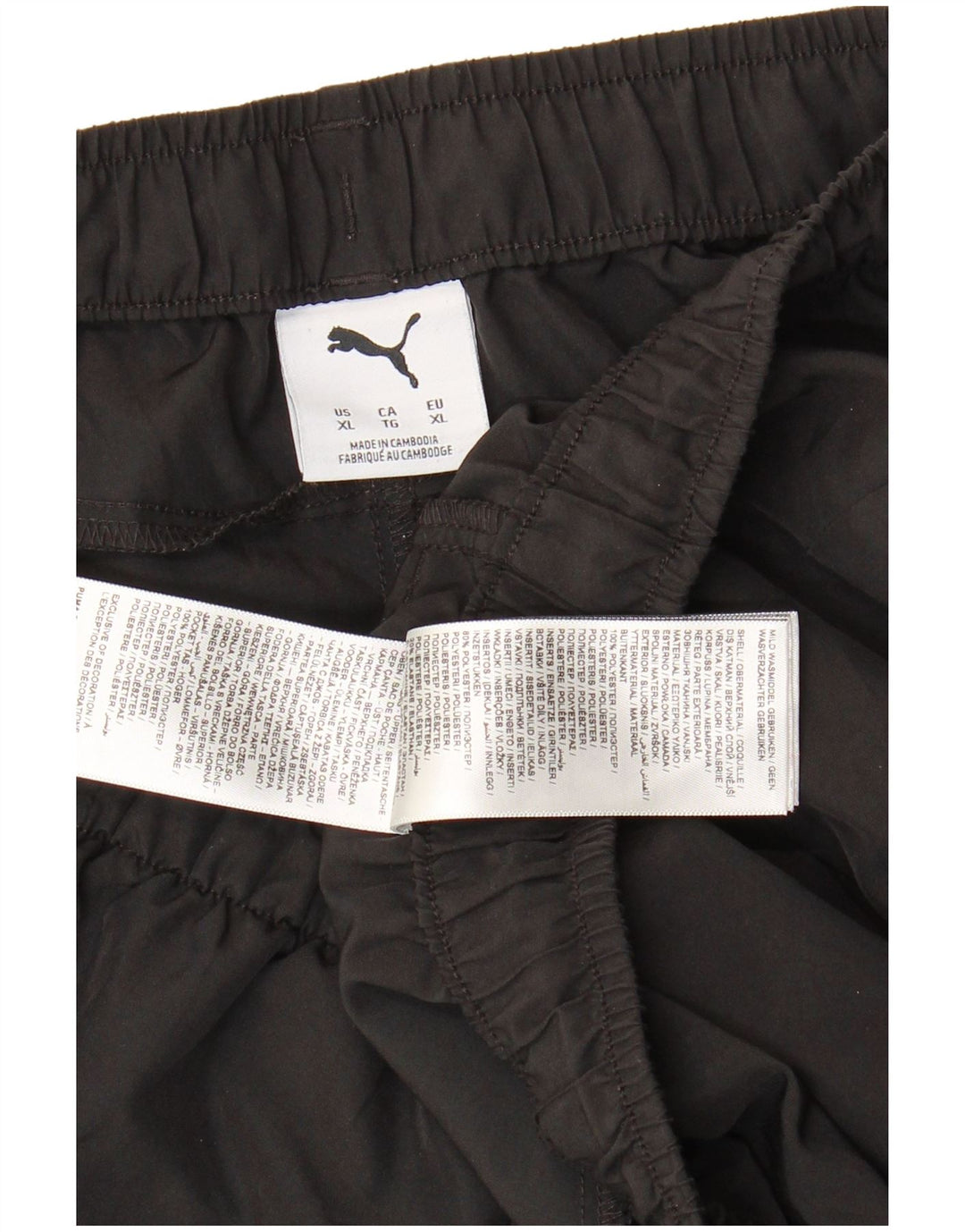 Puma Short de Sport Homme XL Noir Polyester