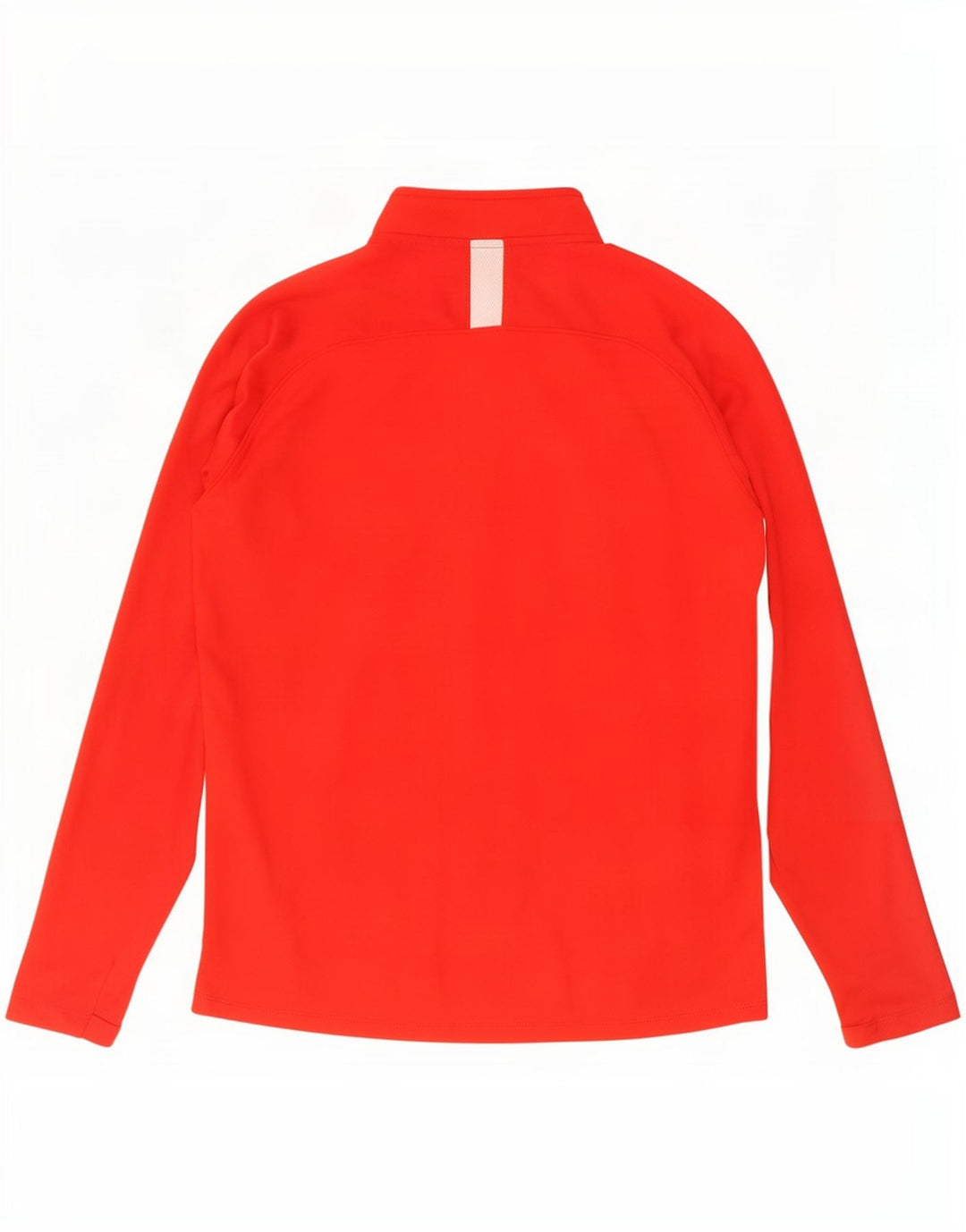 Nike Haut de survêtement Dri Fit Zip Neck pour hommes, grand color block rouge