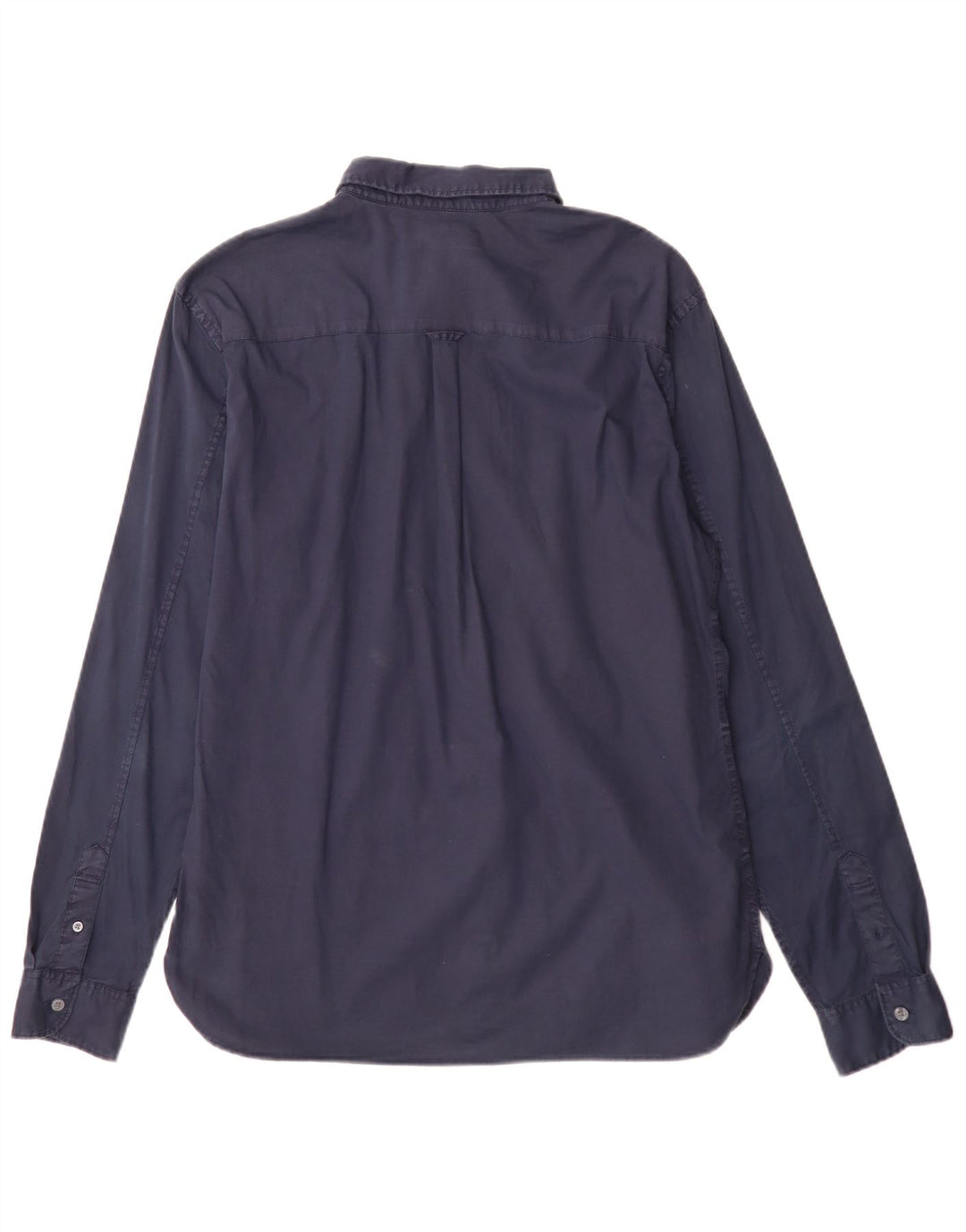All Saints Chemise Regular Fit Large Bleu Marine Coton Homme