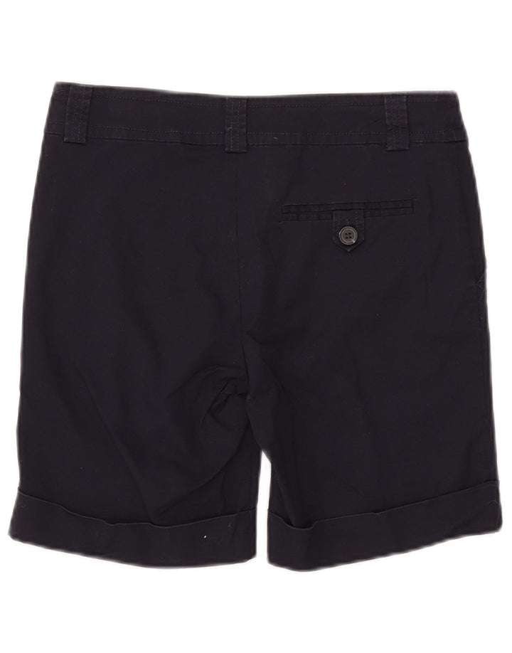 VINTAGE Short Chino Femme W30 Bleu Marine Moyen