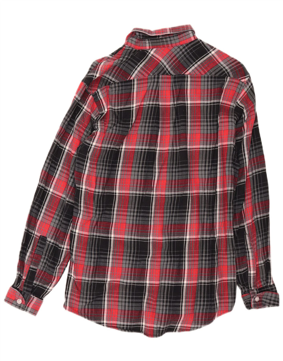 West Coast Chemise en flanelle pour homme Petit carreaux rouges