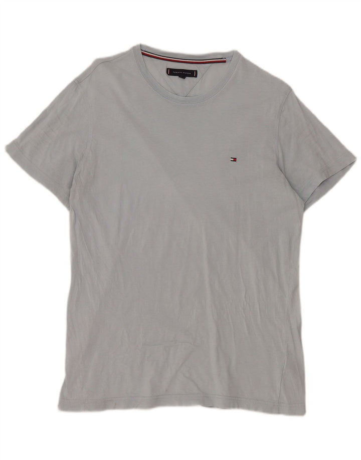 Tommy Hilfiger T-Shirt Homme Haut Large Bleu Coton