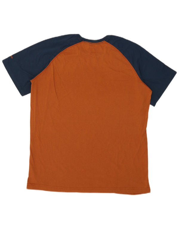 Hard Rock Cafe T-shirt Heritage Graphic pour homme XL Orange Colourblock