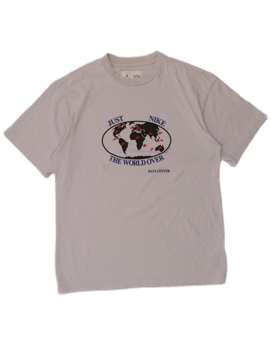 NIKE T-shirt graphique pour homme en coton blanc cassé moyen