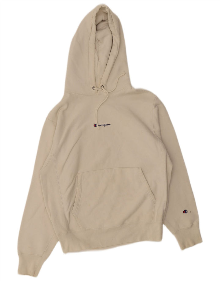 Champion Pull à Capuche Reverse Weave Homme Blanc Moyen