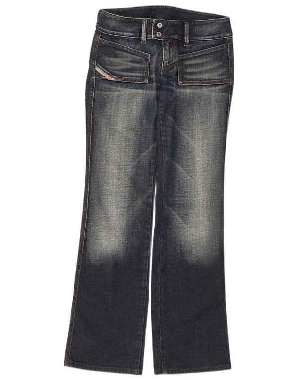 Jean Bootcut Femme Diesel W28 L32 Bleu Marine Coton