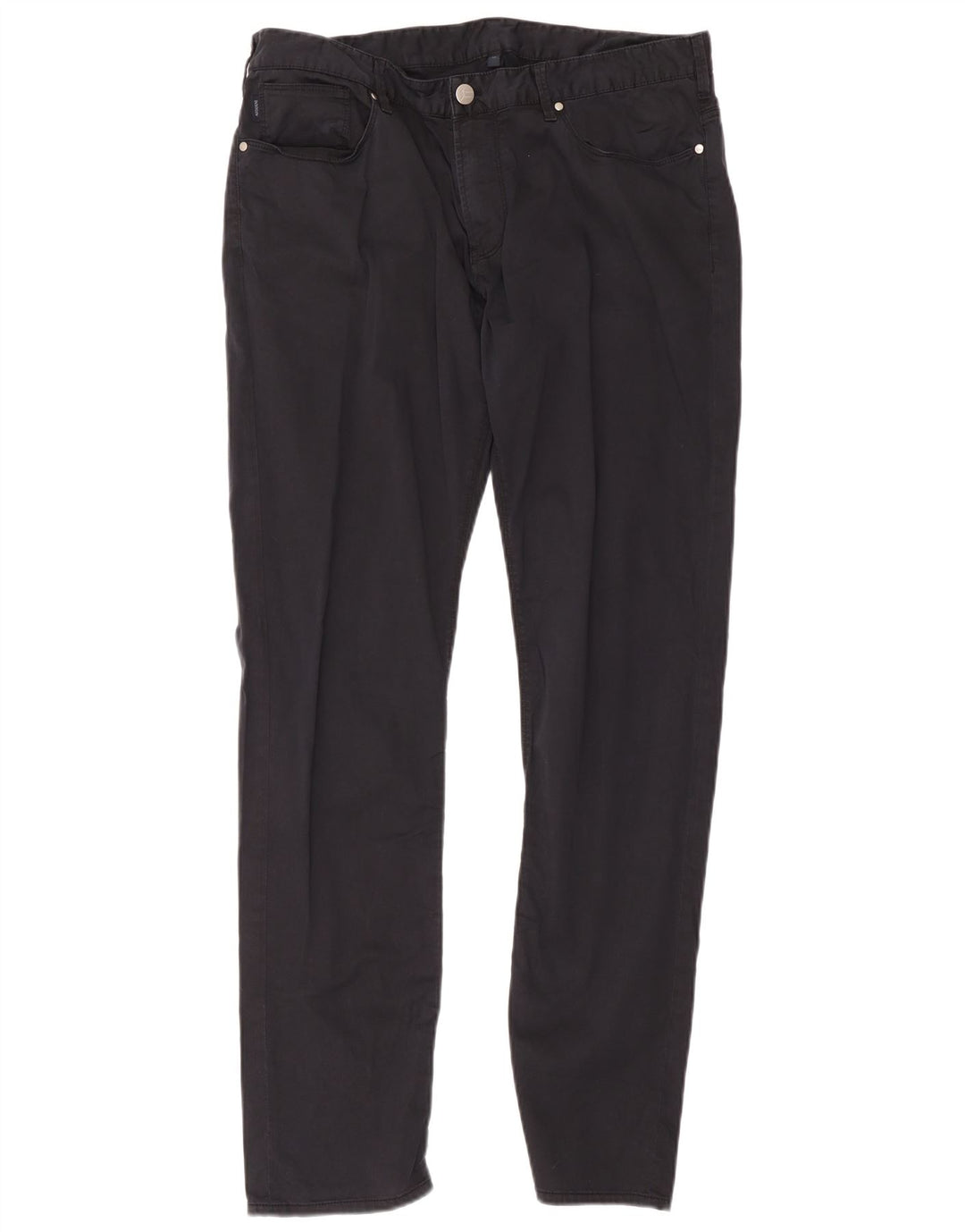 Armani Jeans Slim Homme W36 L32 Bleu Marine Coton