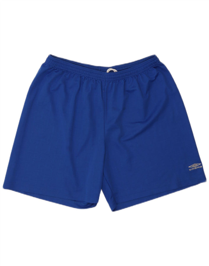 Umbro Short de Sport Homme XL Bleu Polyester