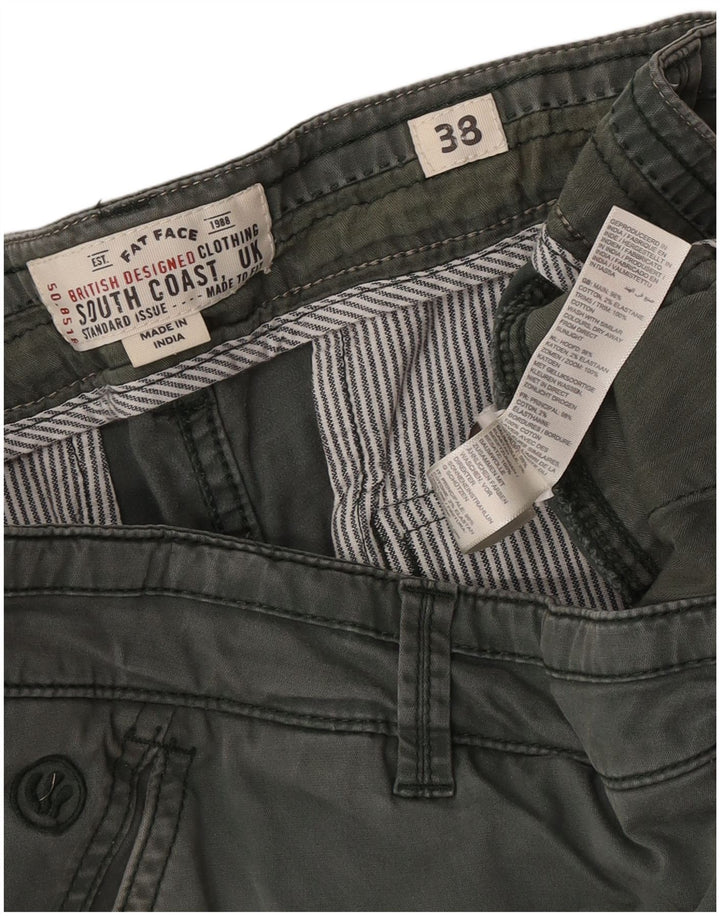 Fat Face Short cargo régulier pour homme W38 XL en coton vert