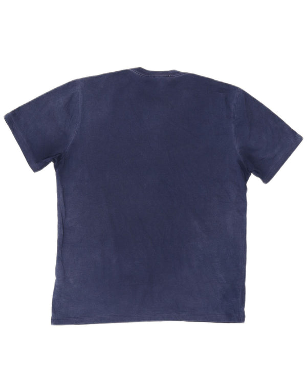 Reiss T-Shirt Top Bleu Marine Moyen Homme