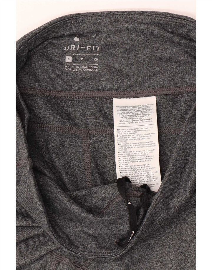Legging Nike Dri Fit pour femme UK 10 Small Gris Polyester