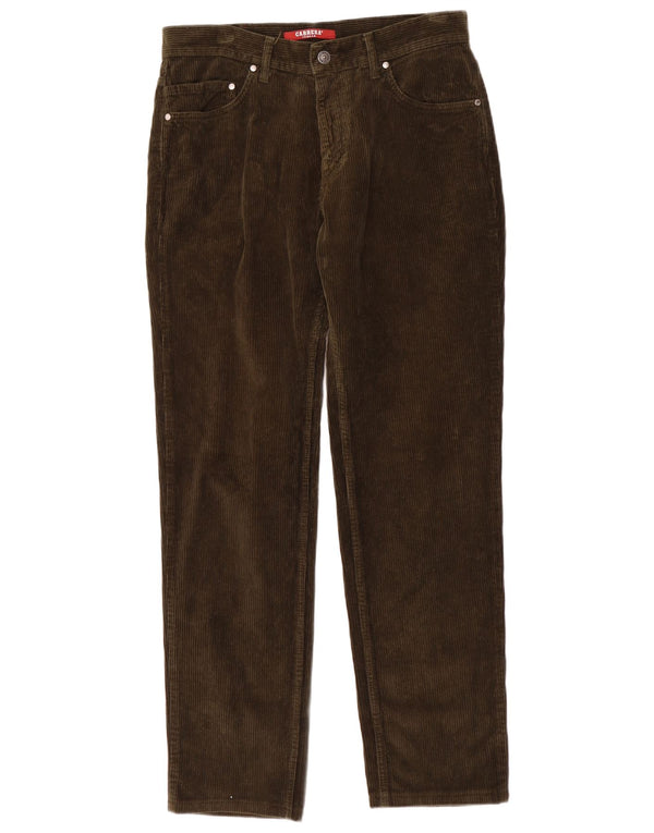 Pantalon Droit En Velours Côtelé Carrera Homme W33 L31 Kaki Coton
