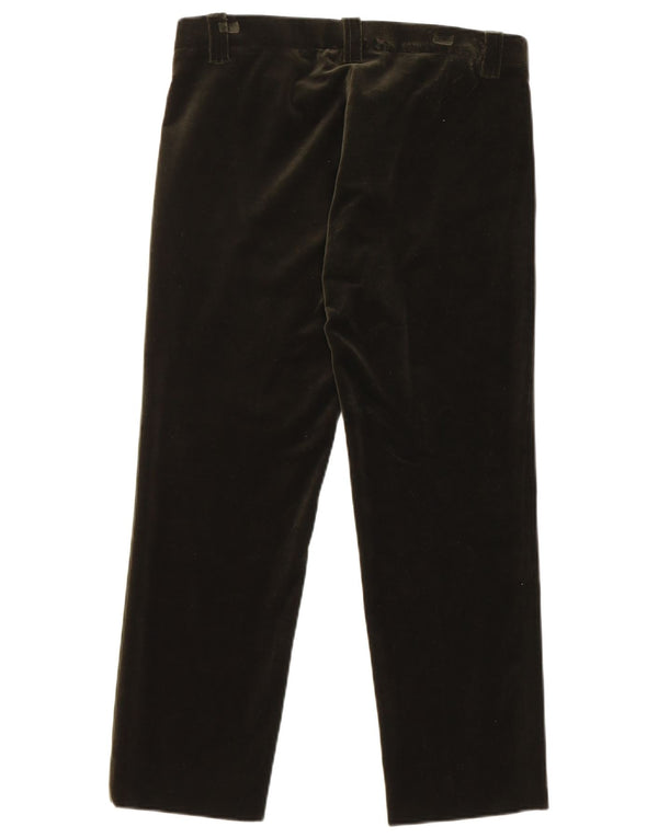 Metradamo Pantalon décontracté court en velours pour femme EU 40 Medium W30 L25 Vert