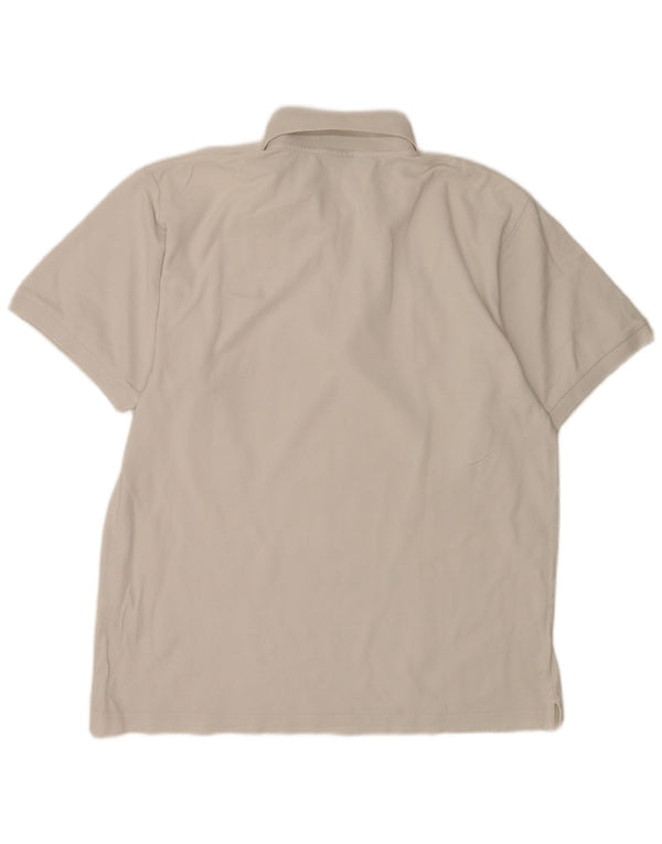 Nike Mens Polo Shirt UK 39/41 Medium White Cotton