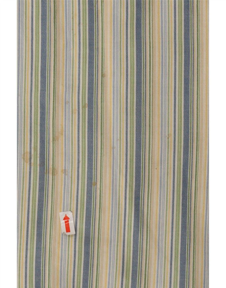 EDDIE BAUER Chemise Flanelle Homme Large Coton Rayé Multicolore