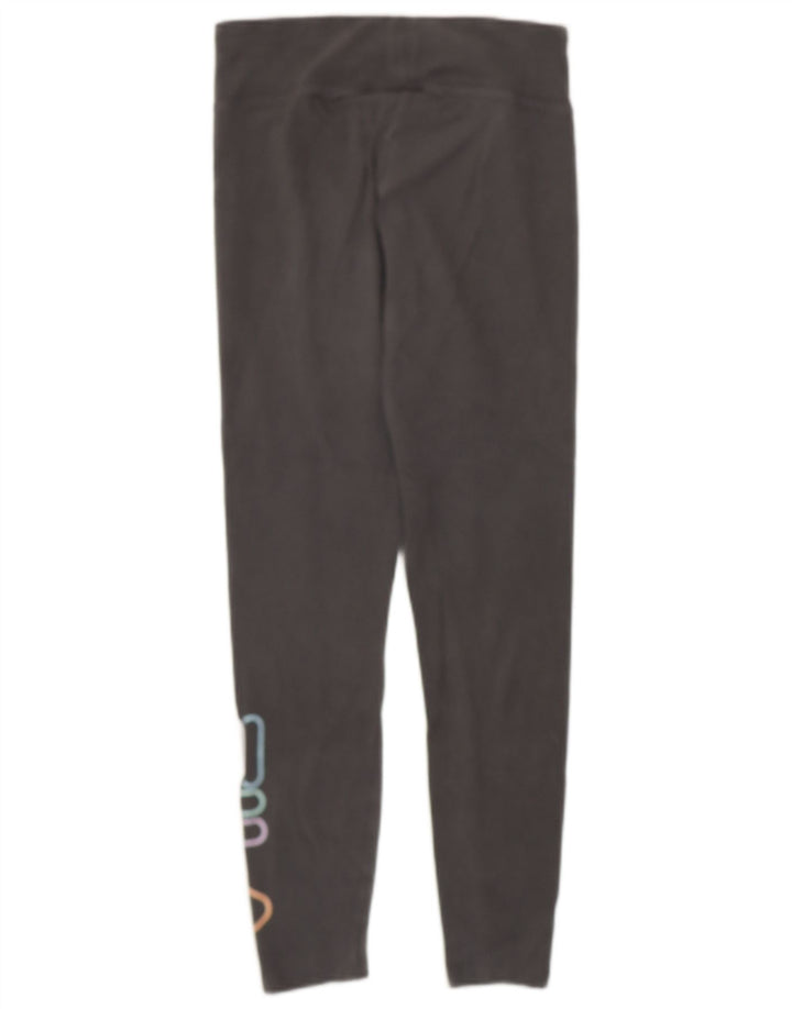 Fila Leggings graphiques pour femmes UK 10 petit coton gris