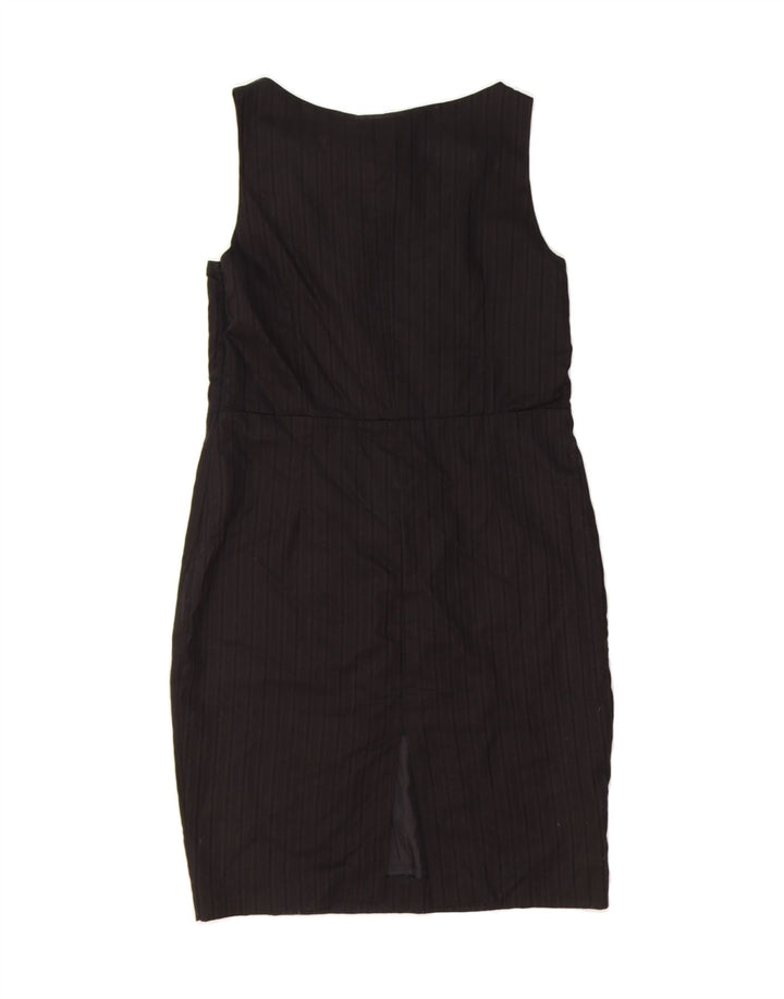 SARA BERMAN Womens Sleeveless Sheath Dress UK 12 Medium Black Cotton Vintage Sara Berman and Second-Hand Sara Berman from Messina Hembry 