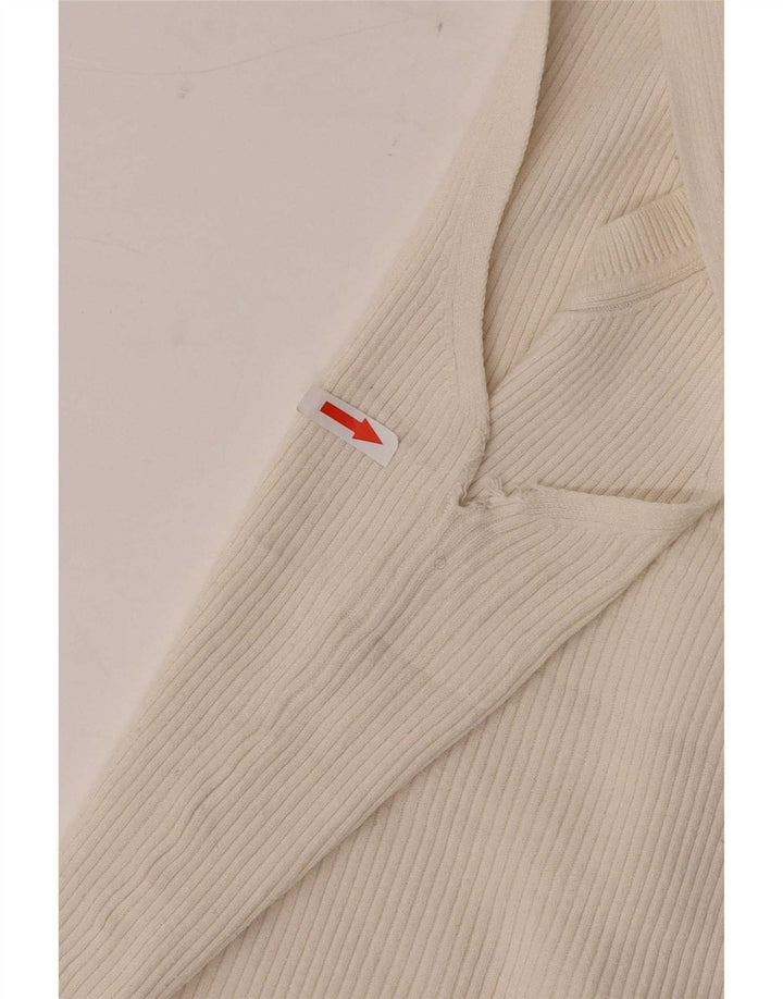 Marks & Spencer Débardeur court pour femme UK 12 Viscose blanc moyen
