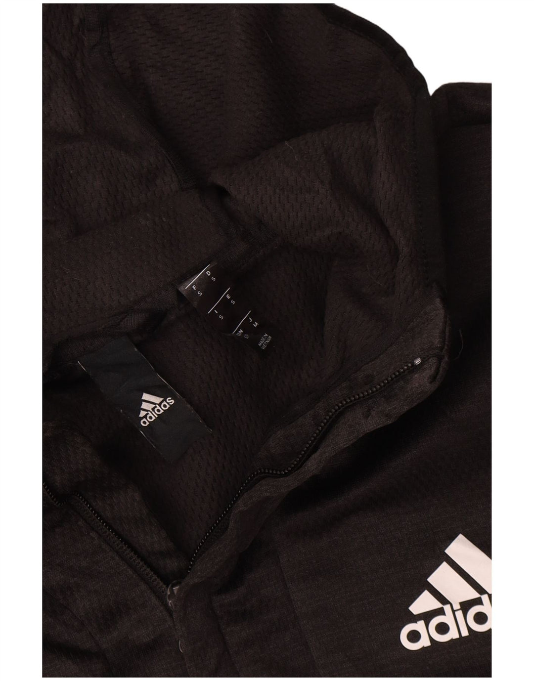 Adidas Veste de survêtement à capuche pour homme Petit gris Polyester