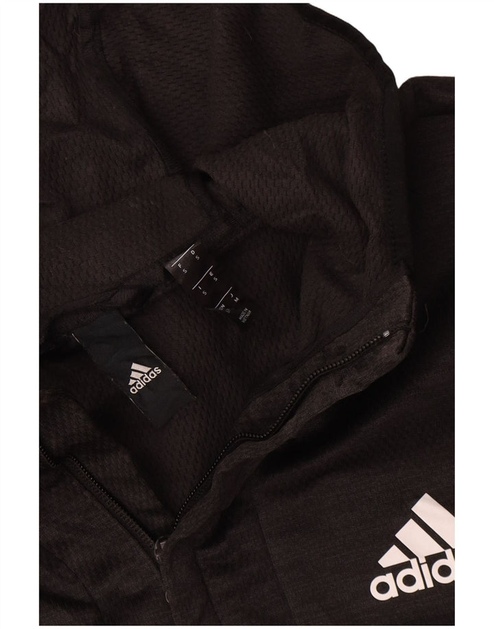 Adidas Veste de survêtement à capuche pour homme Petit gris Polyester