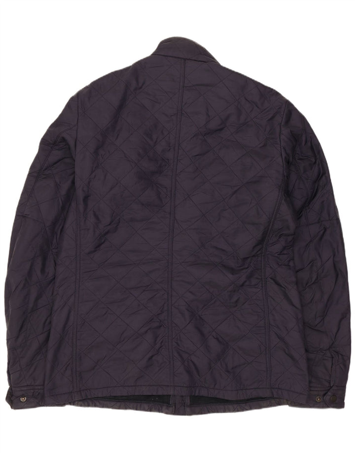 Barbour Veste matelassée pour homme UK 40 Large Bleu Marine Polyamide