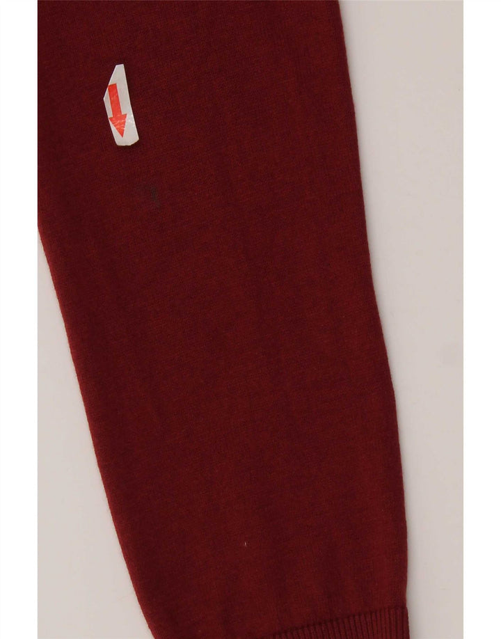 Massimo Dutti Boléro pour femme UK 14 en soie bordeaux moyen