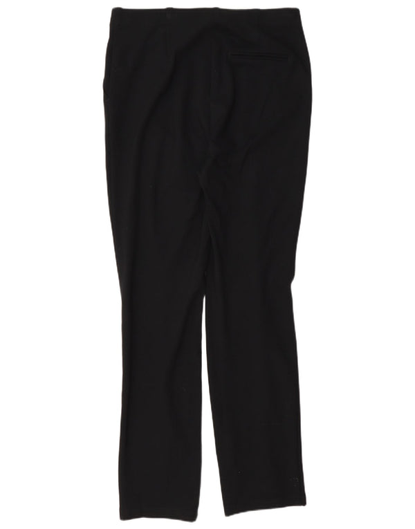 Marks & Spencer Pantalon de costume droit pour femme UK 12 Medium W32 L30 Noir