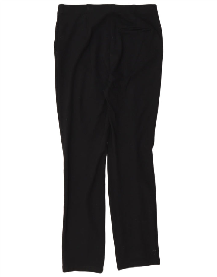 Marks & Spencer Pantalon de costume droit pour femme UK 12 Medium W32 L30 Noir