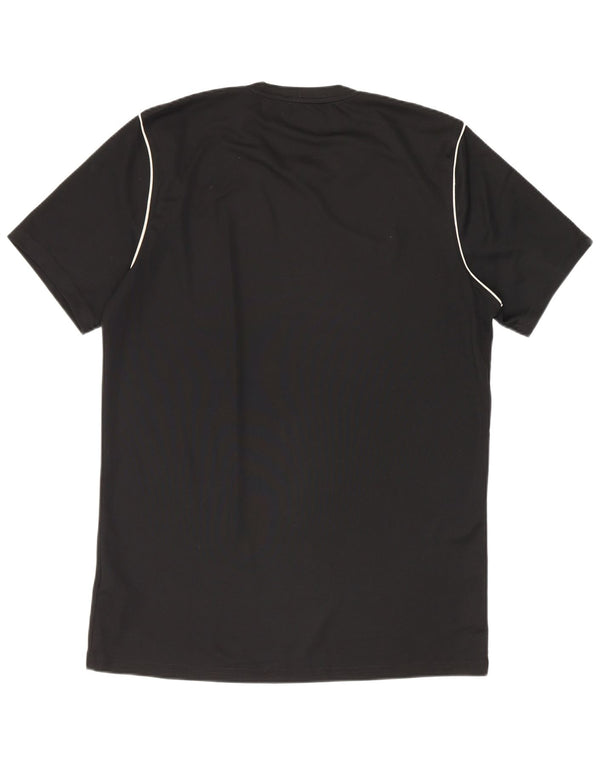 Nike Hommes Dri Fit T-Shirt Haut Noir Moyen Polyester